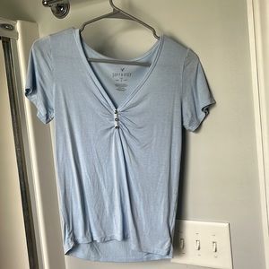 Baby blue American eagle t-shirt
